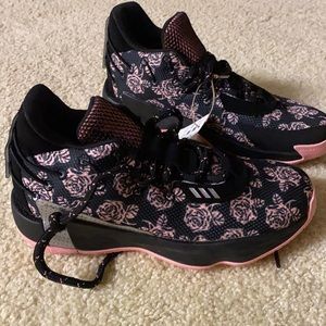 Brand new Adidas rose print shoes.
